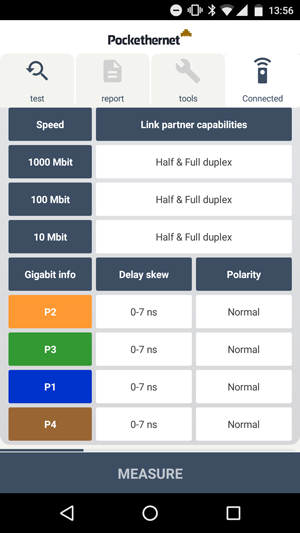 pockethernet linktest