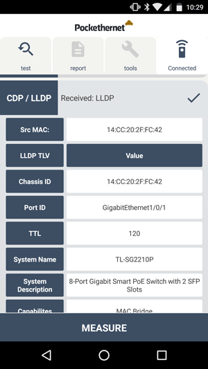 pockethernet cdp